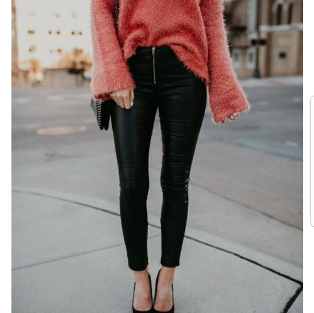 Leatherette pants